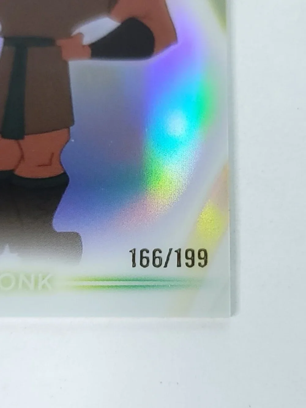 Kronk Topps 2026 Disney Neon Holo Chrome Refractor Limited 166/199 CNE